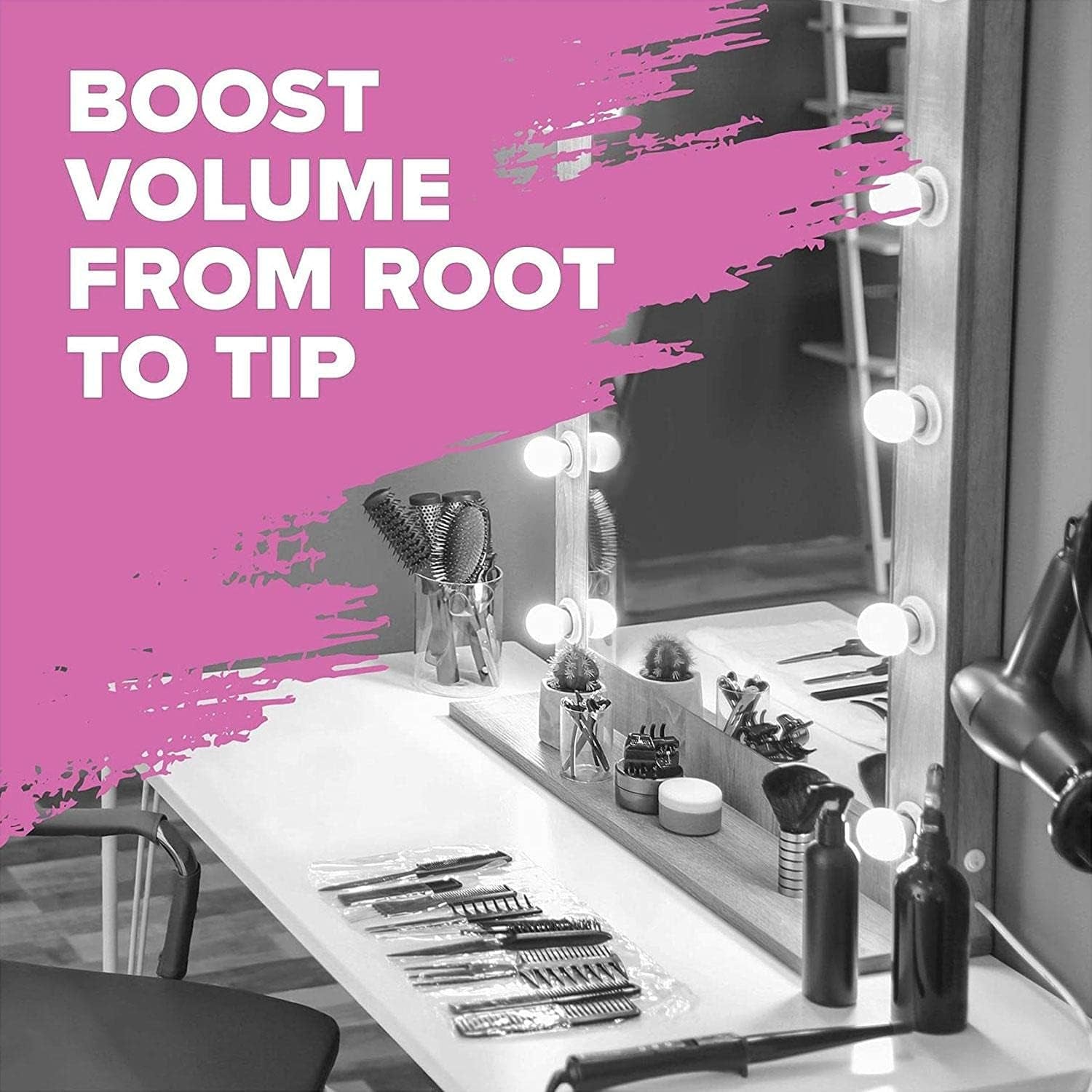 6 Pack of Toni & Guy Sky High Volume Shampoo for Instant Volume and Glamourous Bounce with Static Control, 250Ml with Oil-Absorbing Formula to Boost Volume