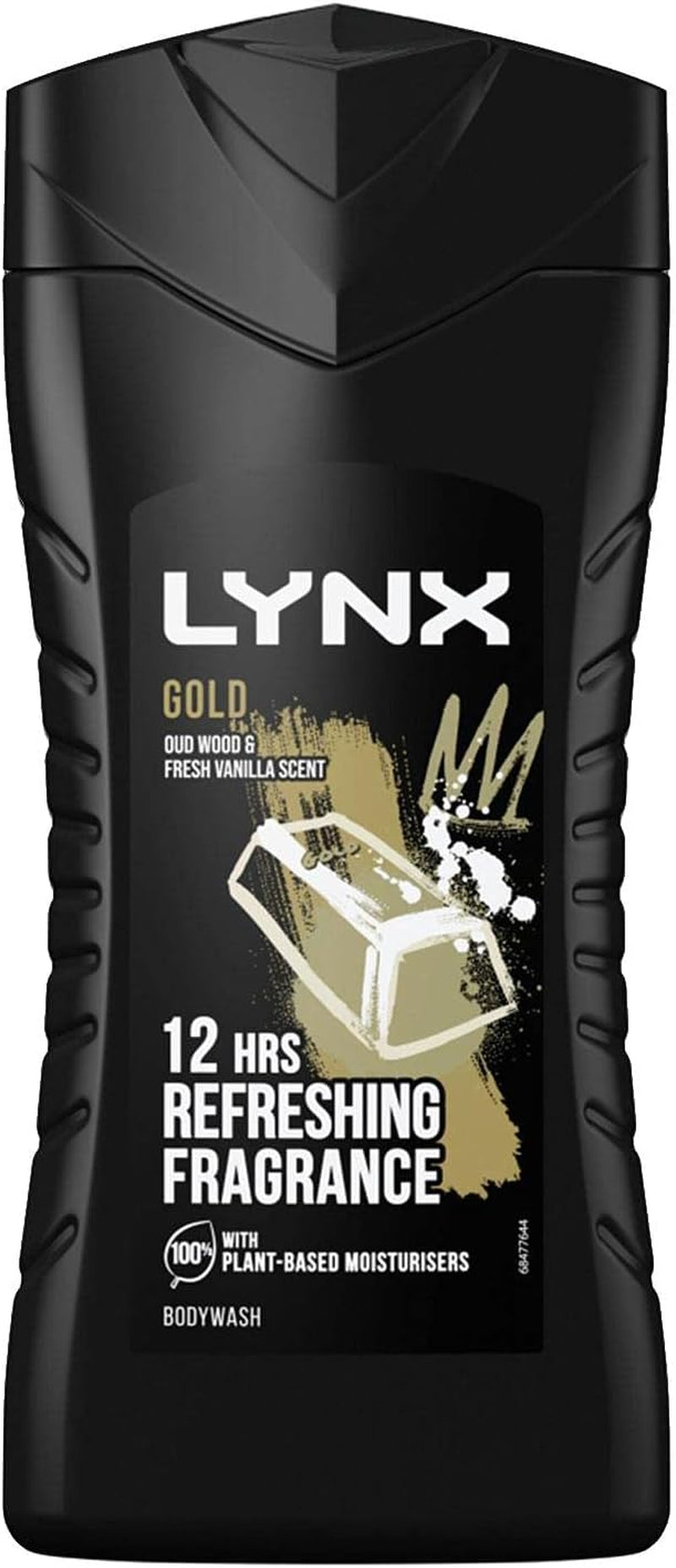 3 Pack of  12 Hour Refreshing Fragrance Gold Oud Wood and Vanilla Body Wash with Plant-Based Moisturisers & Dual Action Power, Keep Smelling Irresistible!