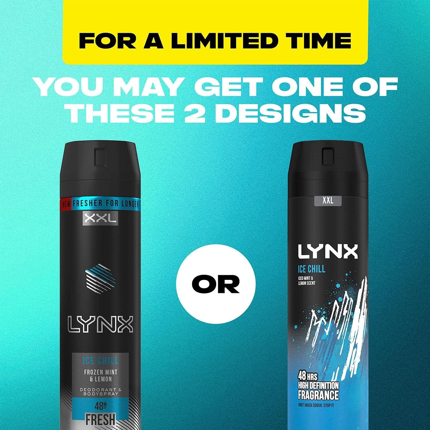 12 Hour Refreshing Ice Chill Shower Gel, 500 with  48 Hour Ice Chill Body Spray 250Ml Leaving You Smelling Great, Dermatologically Tested, Keep Smelling Irresistible!