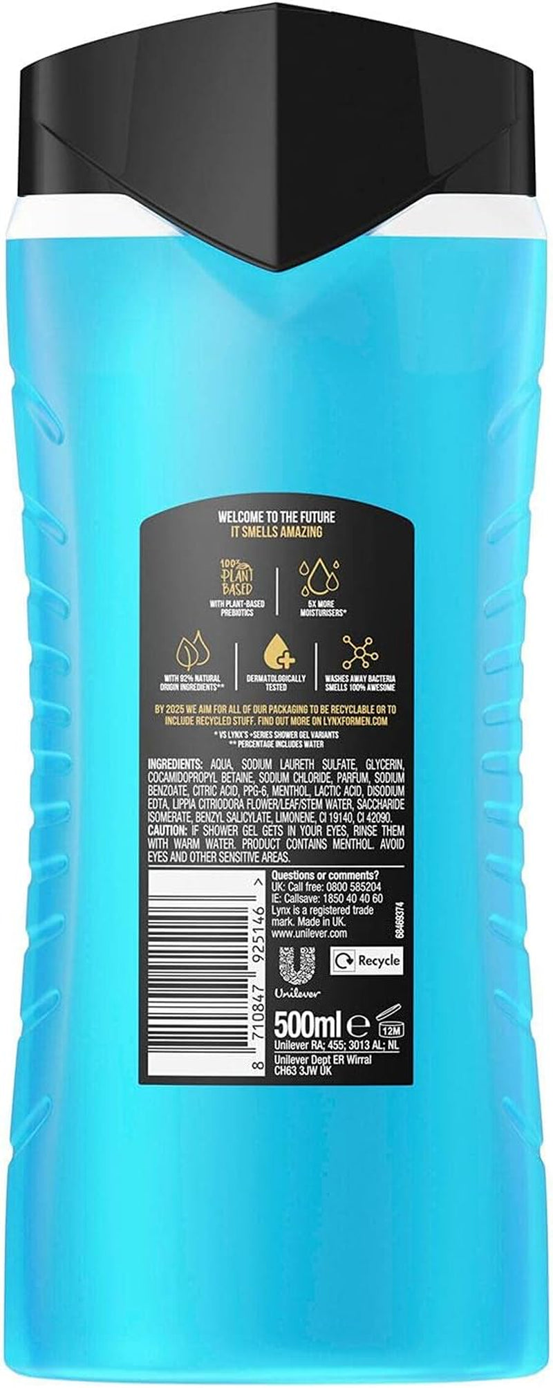 12 Hour Refreshing Ice Chill Shower Gel, 500 with  48 Hour Ice Chill Body Spray 250Ml Leaving You Smelling Great, Dermatologically Tested, Keep Smelling Irresistible!