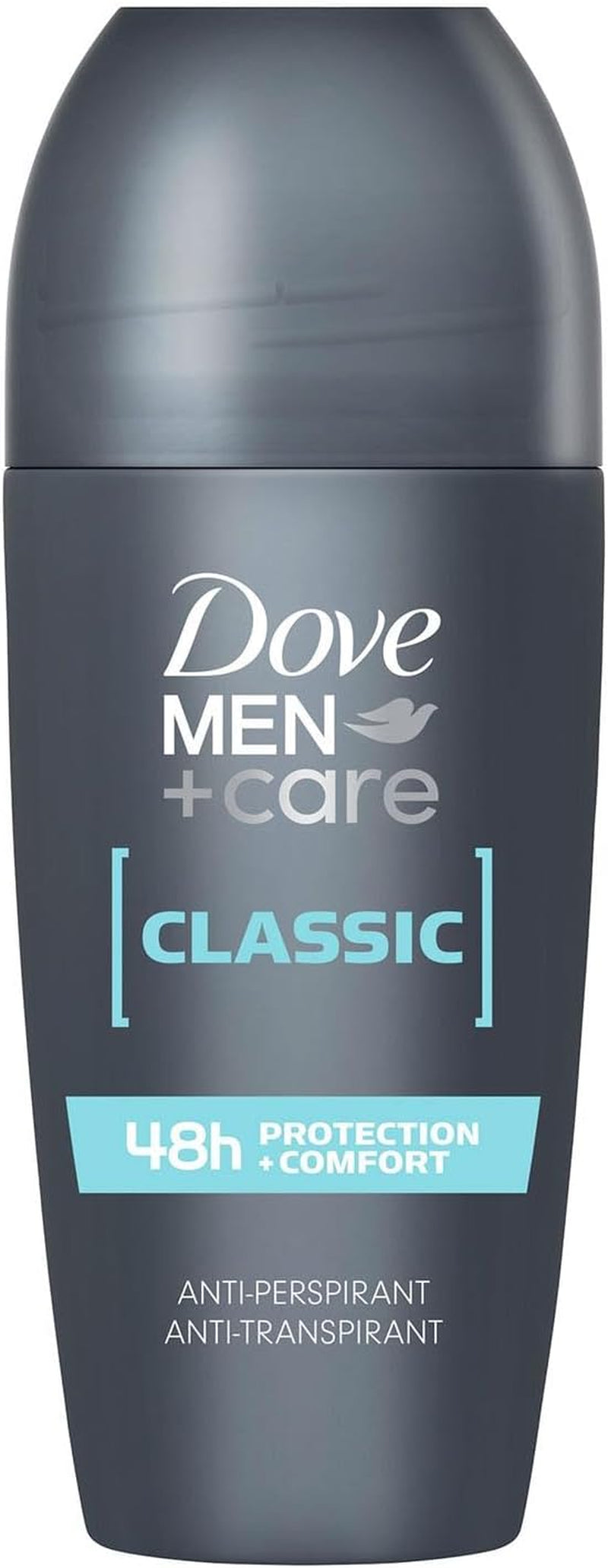 Dove Men+Care Roll on Classic 48 Hours Sweat and Odour Protection with Long Lasting Fresh and Clean Fragrance Antiperspirant Travel Size Deodorant, 50Ml Pack of 3