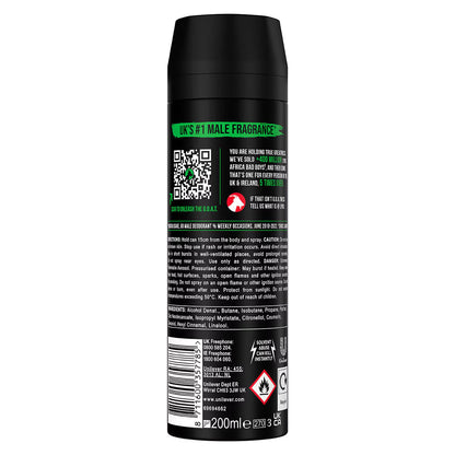 Lynx Body Spray Africa, 6 X 200Ml