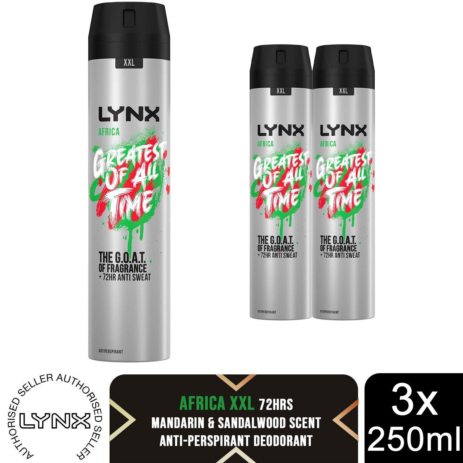Lynx XXL 72-Hour Sweat Protection Anti-Perspiran