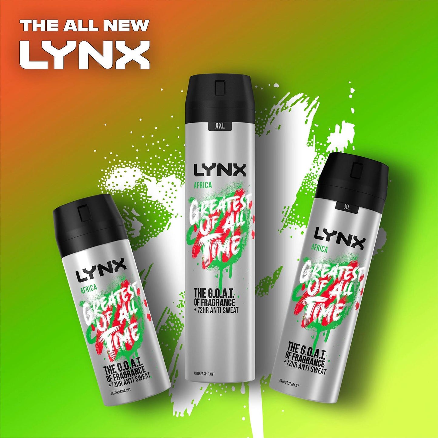 Lynx XXL 72-Hour Sweat Protection Anti-Perspiran
