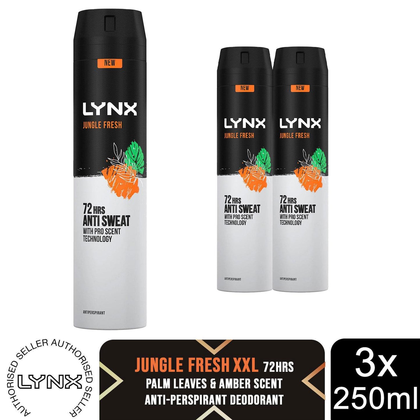 Lynx XXL 72-Hour Sweat Protection Anti-Perspiran