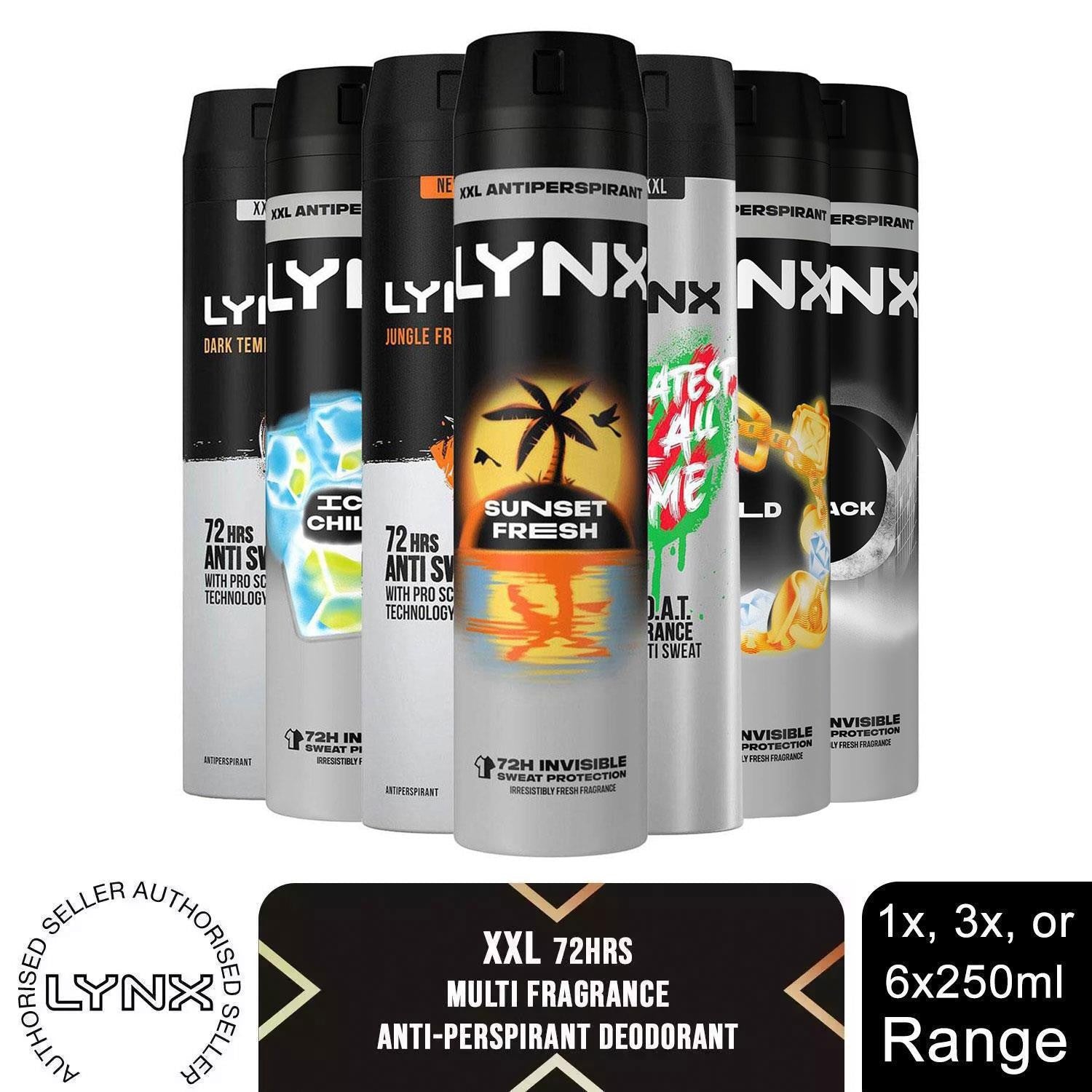 Lynx XXL 72-Hour Sweat Protection Anti-Perspiran