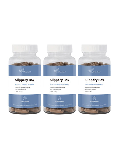 Miriyalyad Slippery Box - for Natural Moisture Support, Feminine Care for Health | Feminine Care for Women, 60 Fast-Acting Capsules