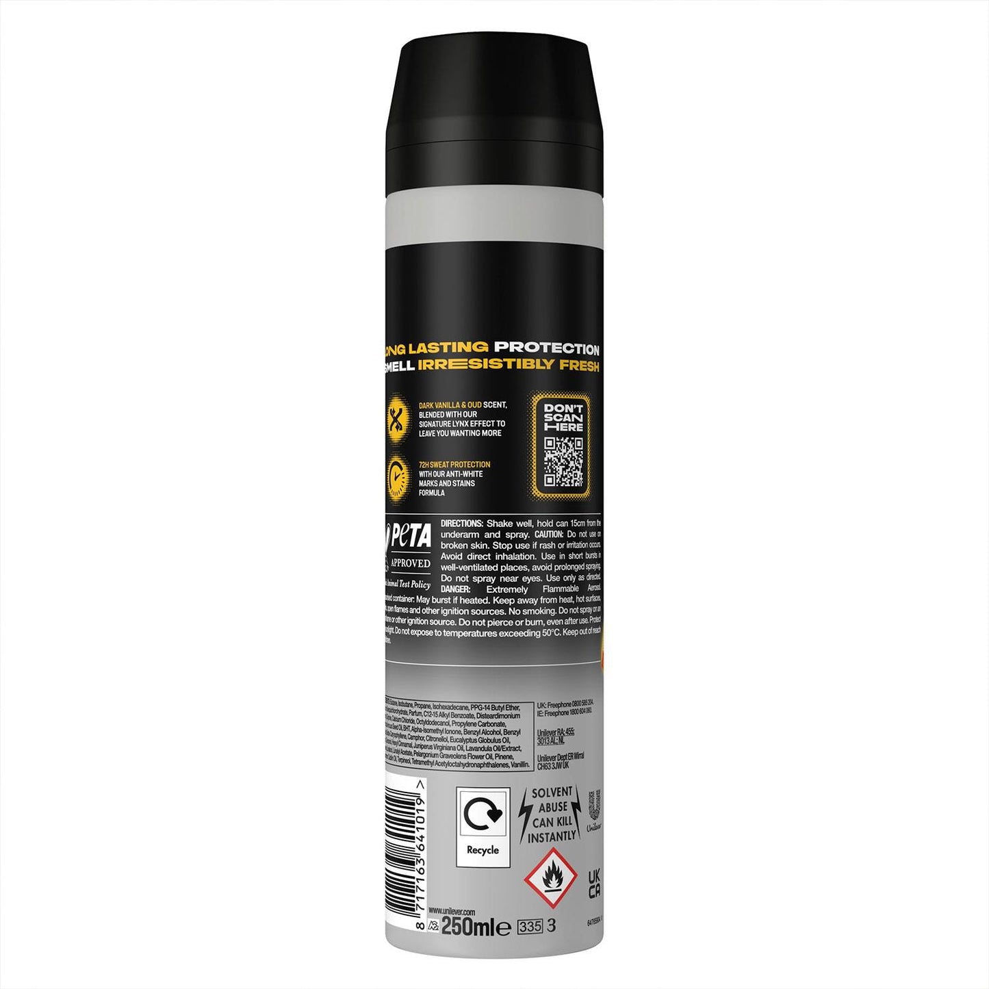 Lynx XXL 72-Hour Sweat Protection Anti-Perspiran