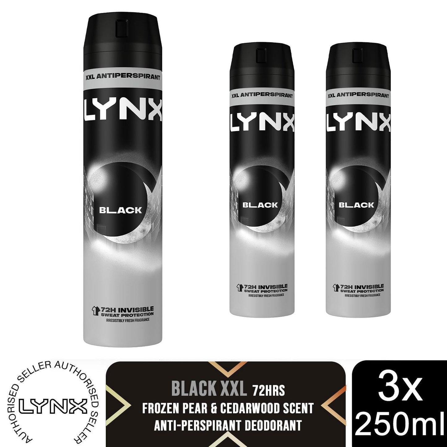 Lynx XXL 72-Hour Sweat Protection Anti-Perspiran